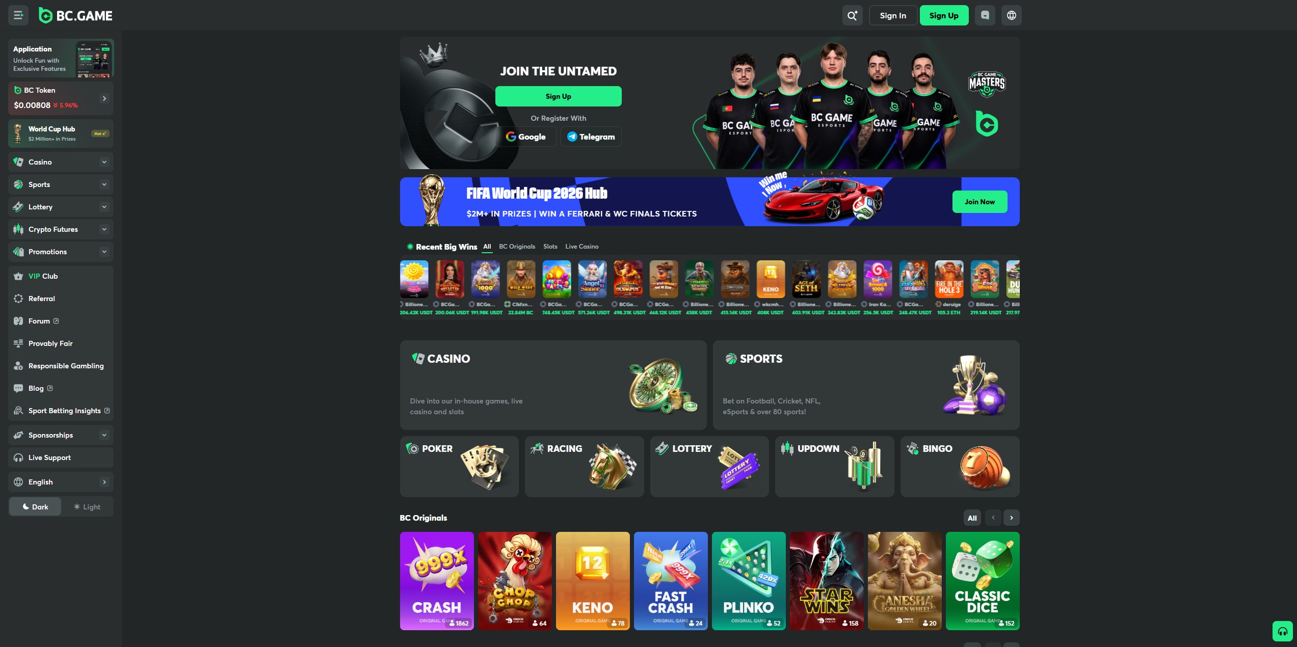 BC.Game screenshot 1